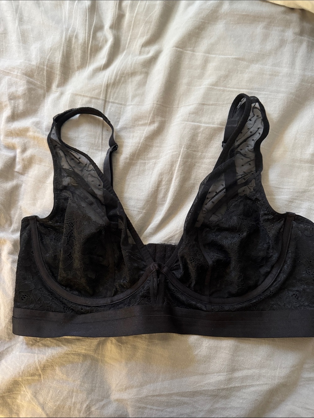 torrid Black Sheer Lace Underwire Bra